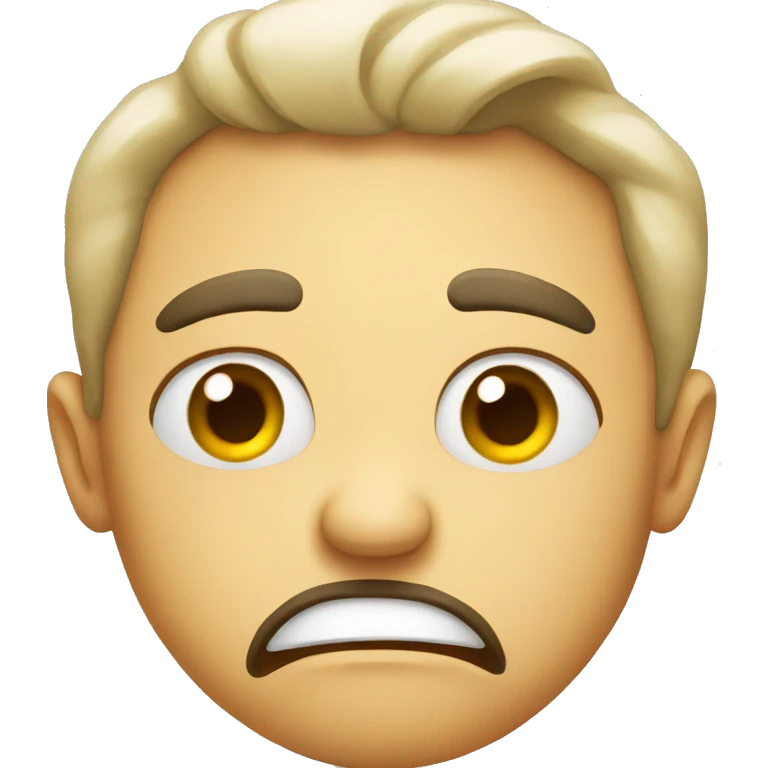 disgusted face emoji