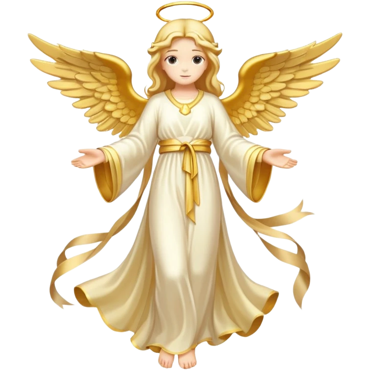 Golden angel emoji