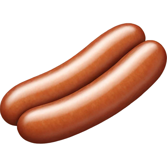 sausage with veins emoji