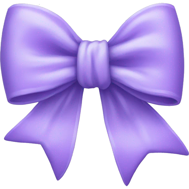 Lavender bow  emoji