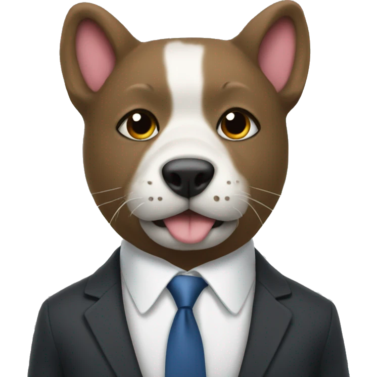 Korgi in a suit emoji