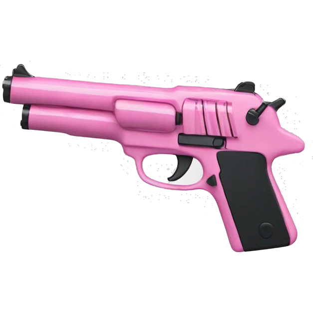 Pink gun emoji