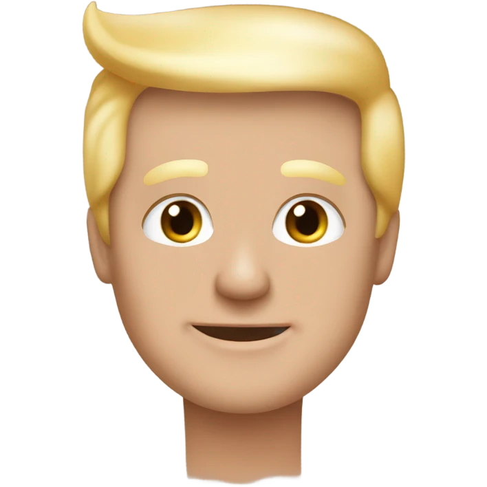 Donald Trump using Skincare ￼ emoji