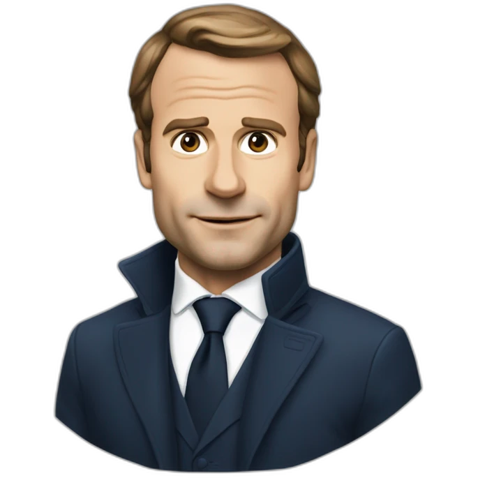 Macron qui trébuche emoji