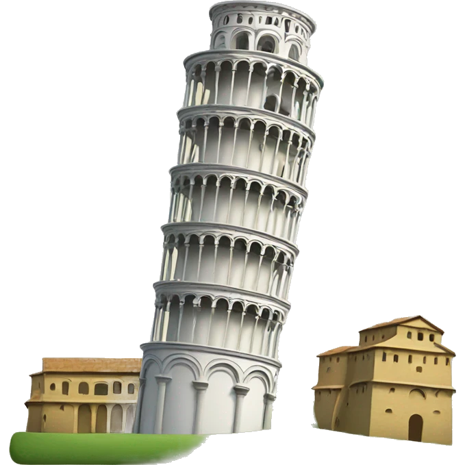 Leaning tower of Pisa emoji