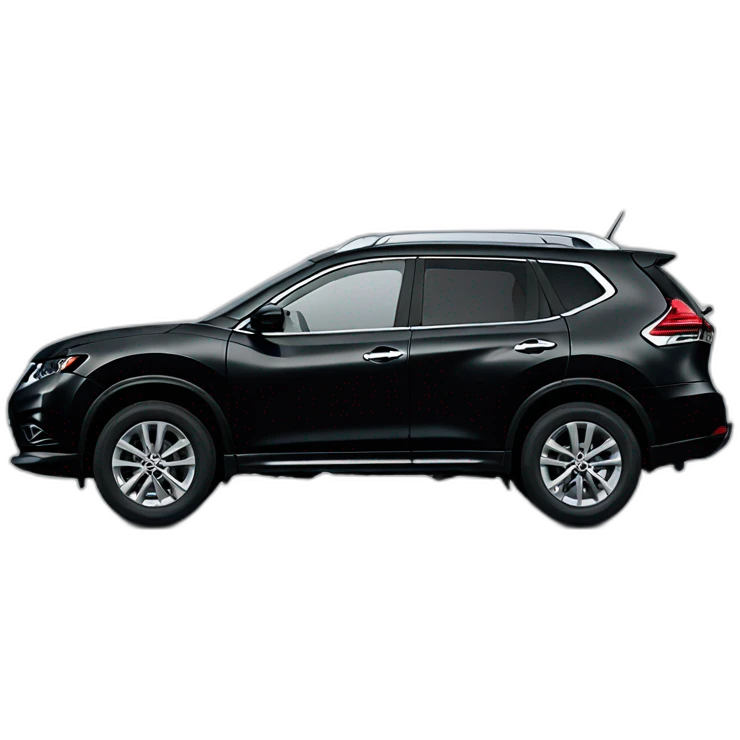 Black Nissan x trail emoji