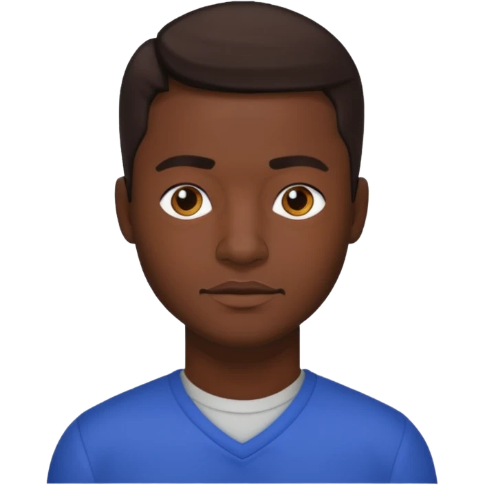 Carl Anthony Payne II with dark brown hair emoji