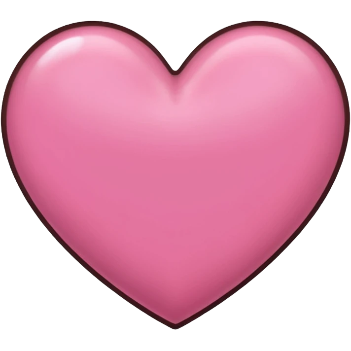pink and dark brown hearts emoji
