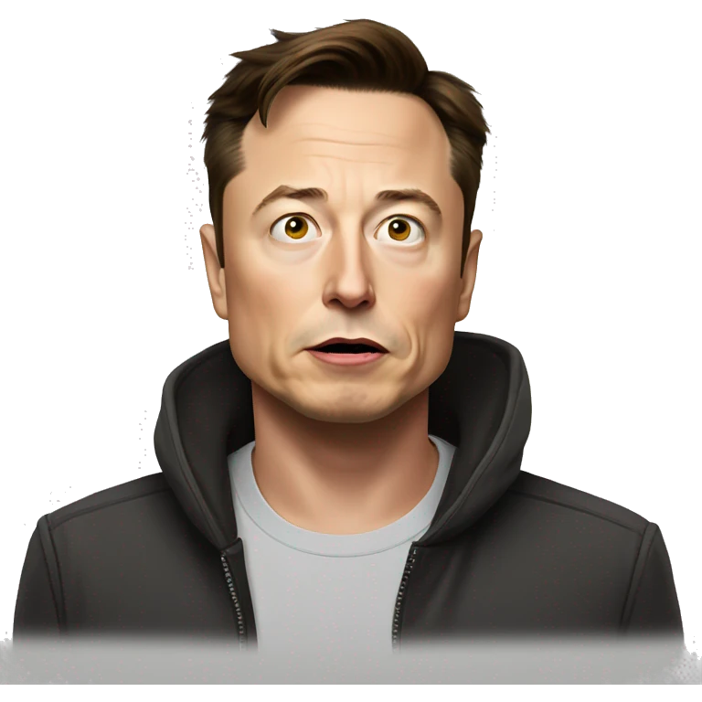 Elon Musk confused emoji