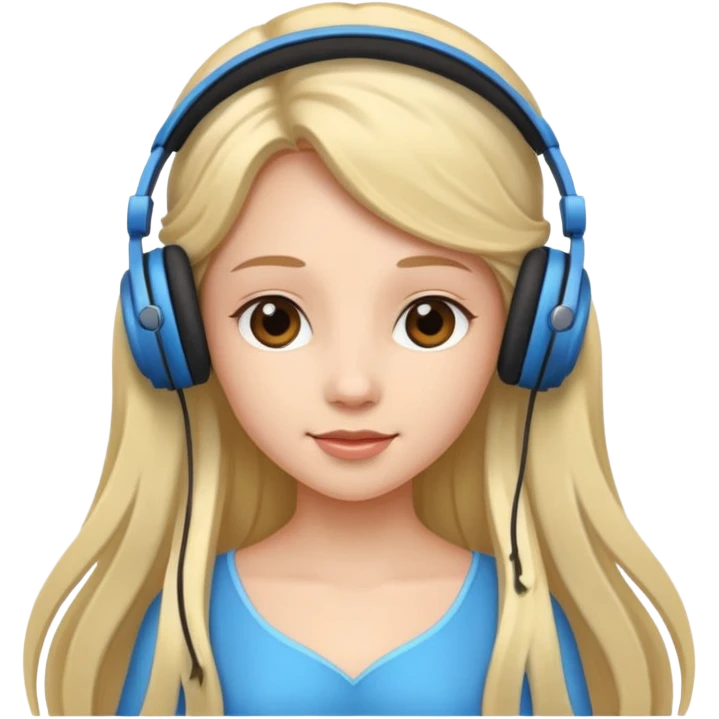 princess with headphones emoji