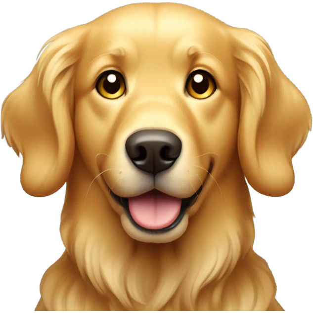 dog golden retriever emoji