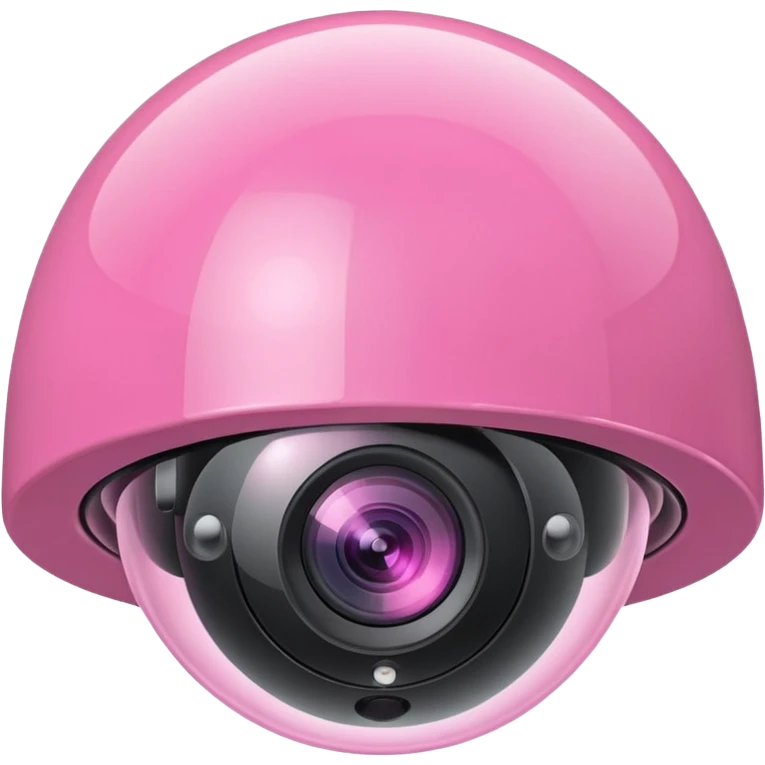 Security Camera pink  emoji