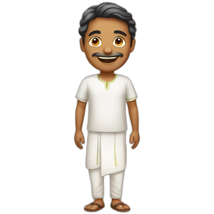 Happy Bengali man emoji