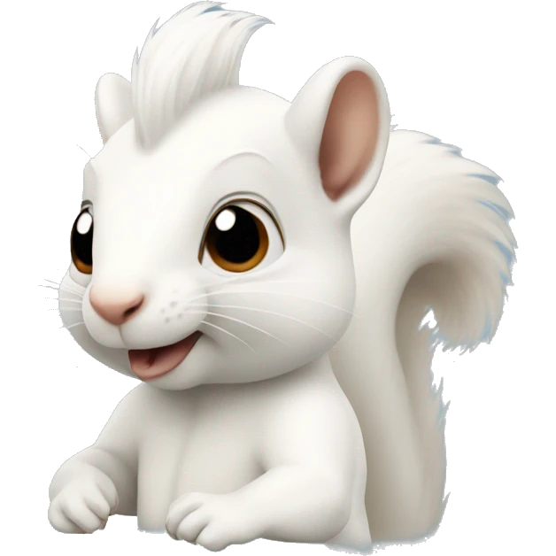 Albino squirrel emoji
