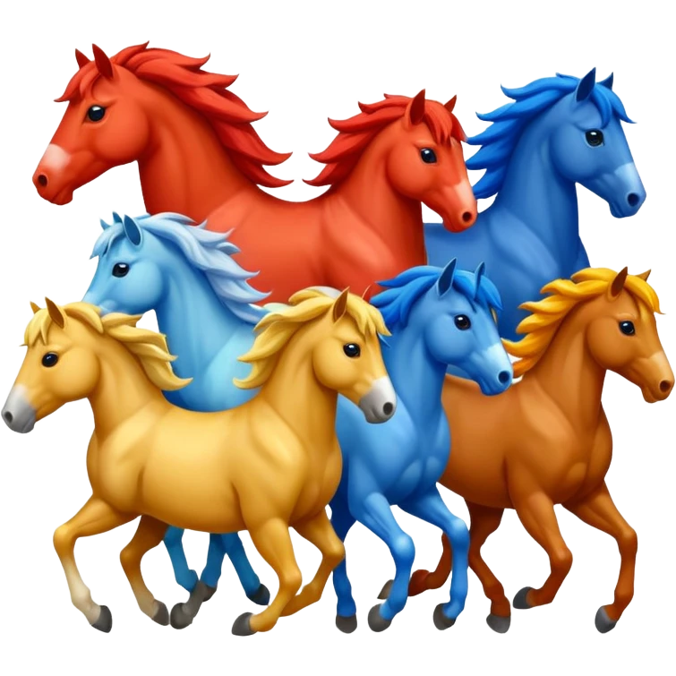 caballos emoji