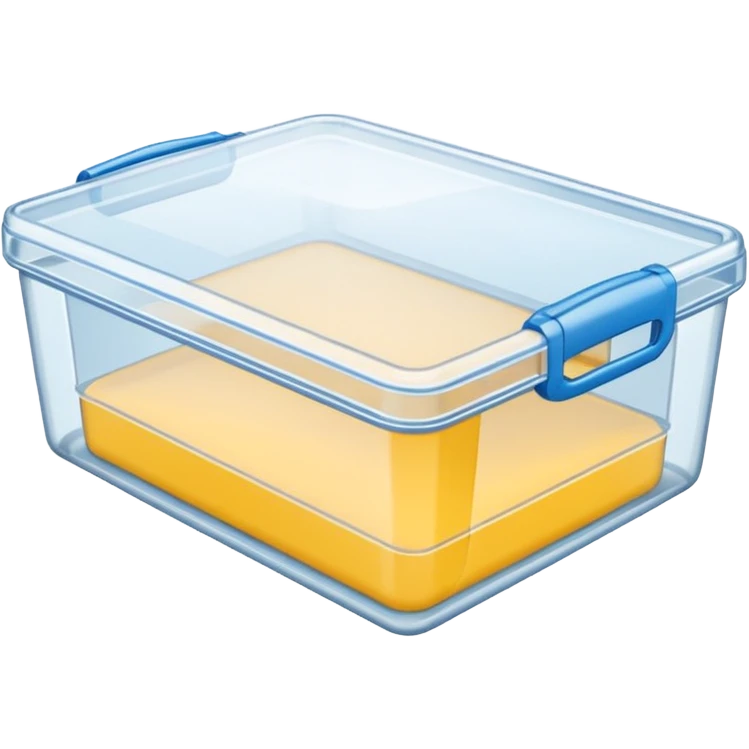 Plastic storage box emoji