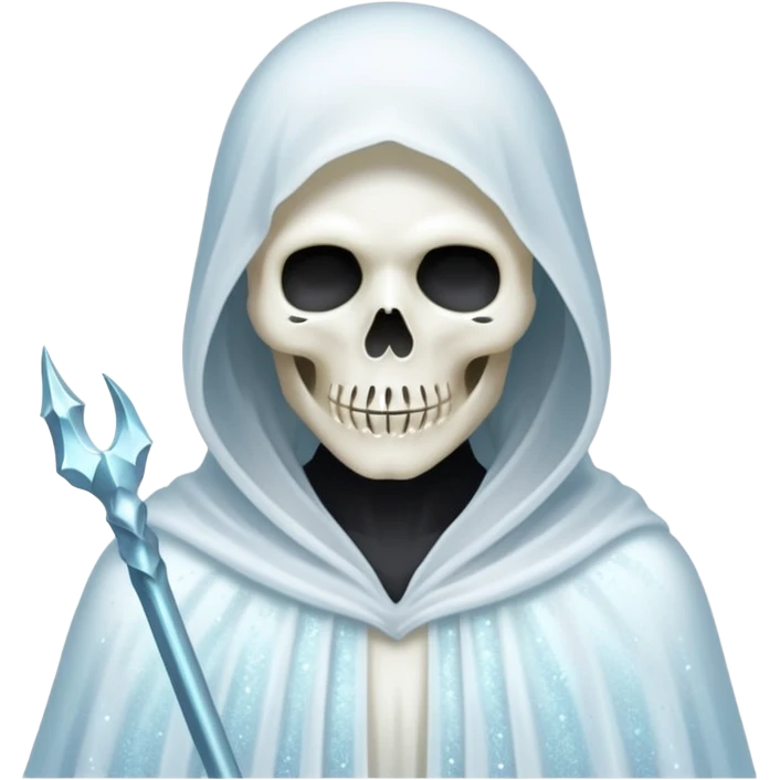 glitter white reaper emoji