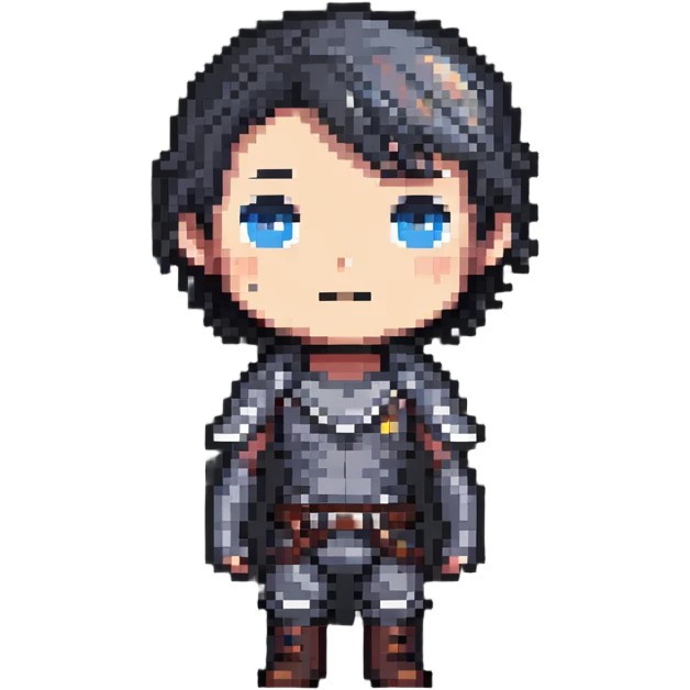chibi male human character, short proportions, large head emoji