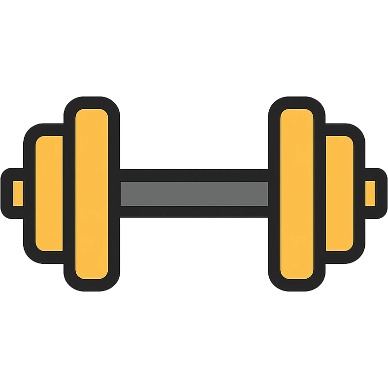 gym icon in gold and black, outlined style emoji