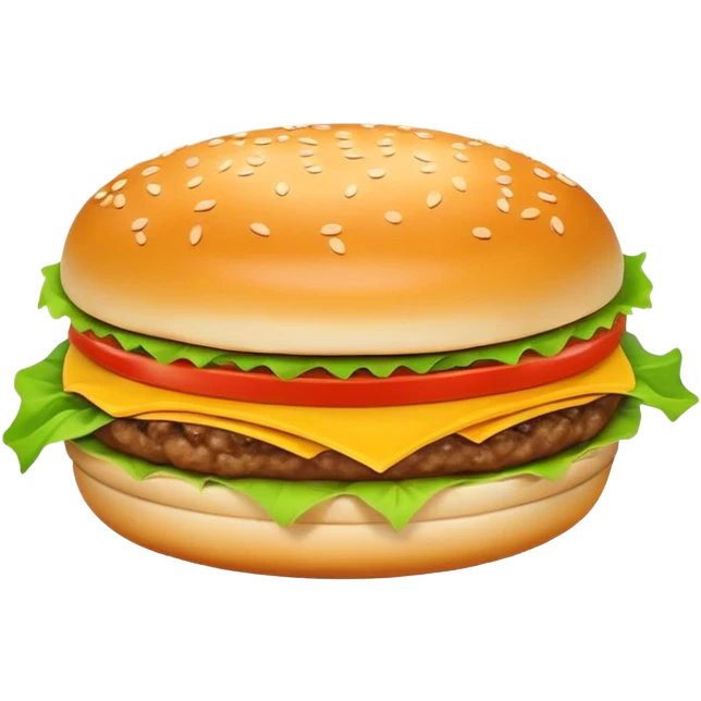 Xi'an Roujiamo Chinese hamburger with meat filling, simplified emoji style with bold outlines and bright colors, cartoon style stuffed flatbread emoji