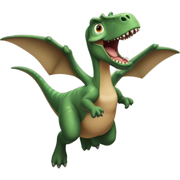 Dinosaurio volando emoji