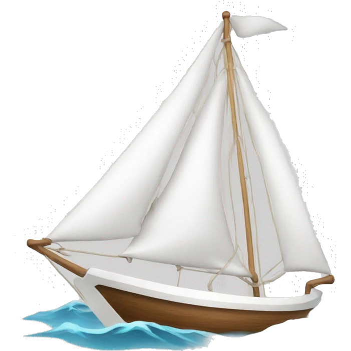 white sailboat emoji