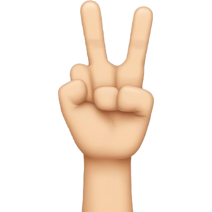 a hand that shows rock'n'roll sign emoji