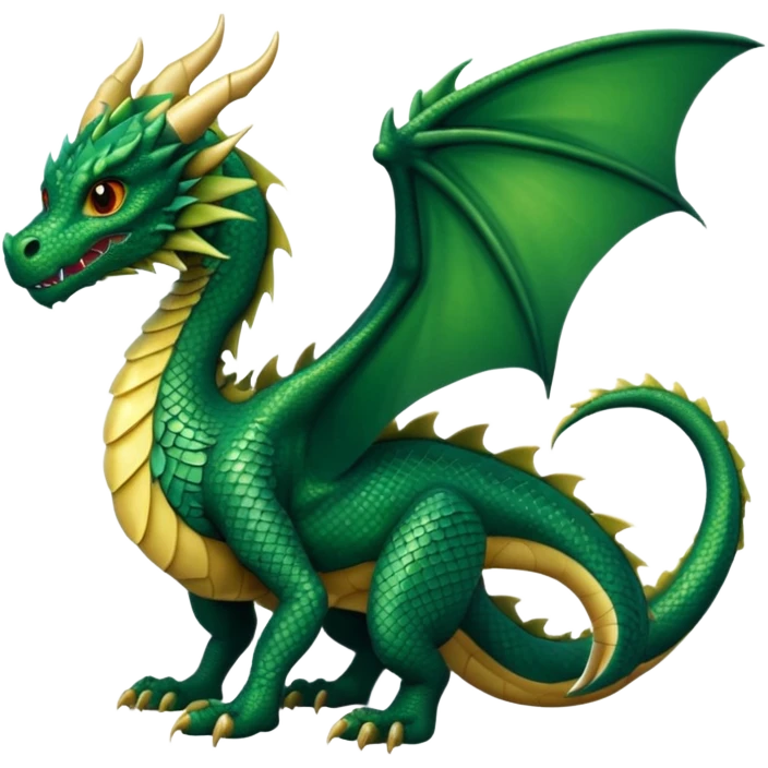 I need a character for an educational geography course, dragon style emoji