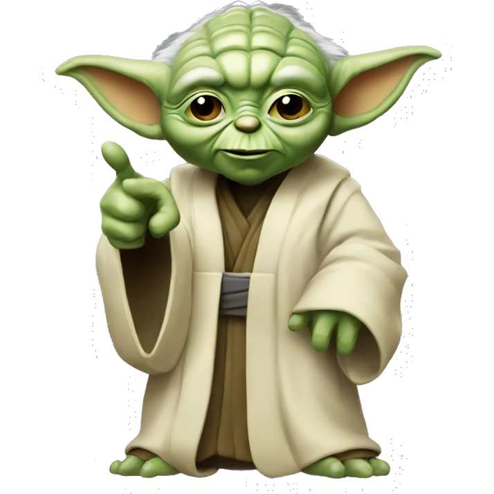 Master Yoda giving a thumbs up emoji