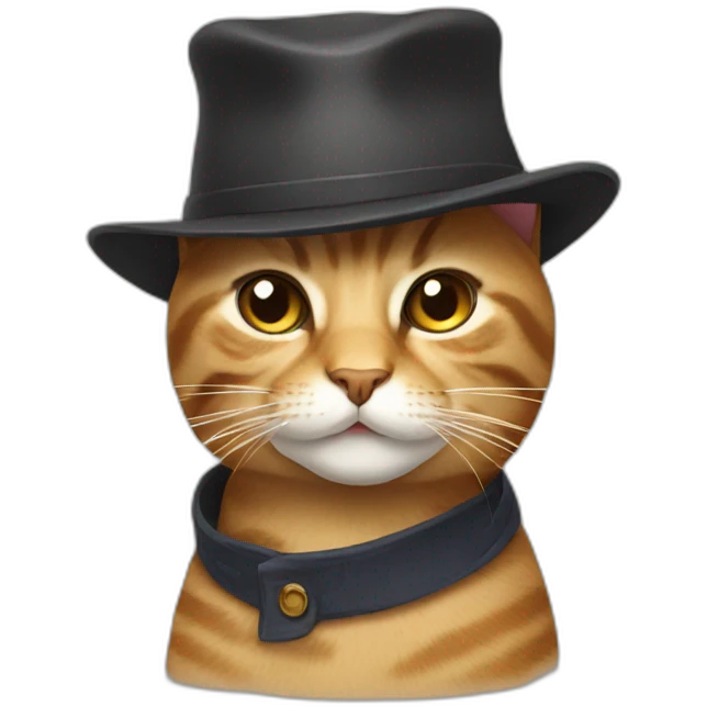 cat with a hat  emoji