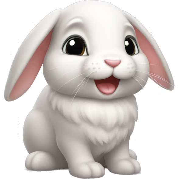 A cute bunny! emoji