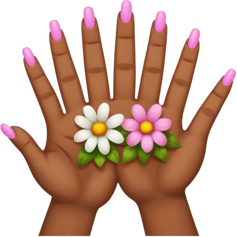 💐 and middle fingers remove the person more flowers, middle fingers only with non metallic hands. Top left is closest so far. Fix so that there are five fingers not six and the middle one shoulder be up emoji