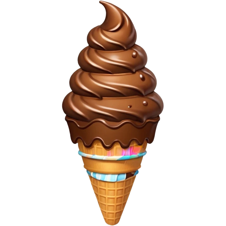 sorvete chocolate emoji