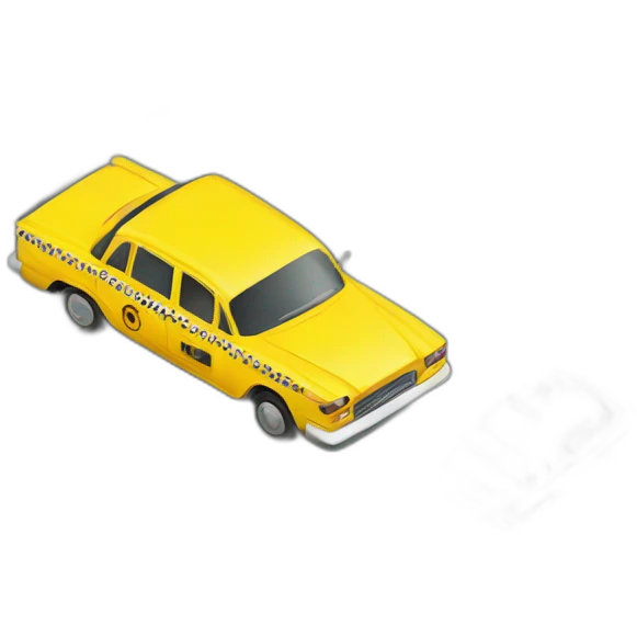 yellow taxi emoji