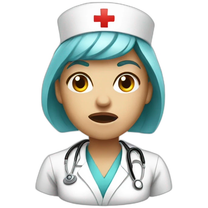 angry nurse emoji