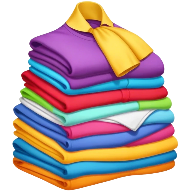 a lot of clothes emoji