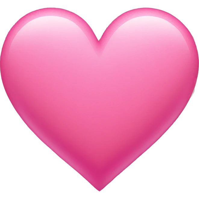 Pink heart emoji