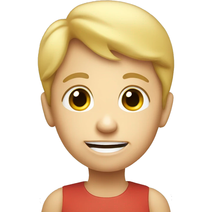 talking child with speech bubble  emoji