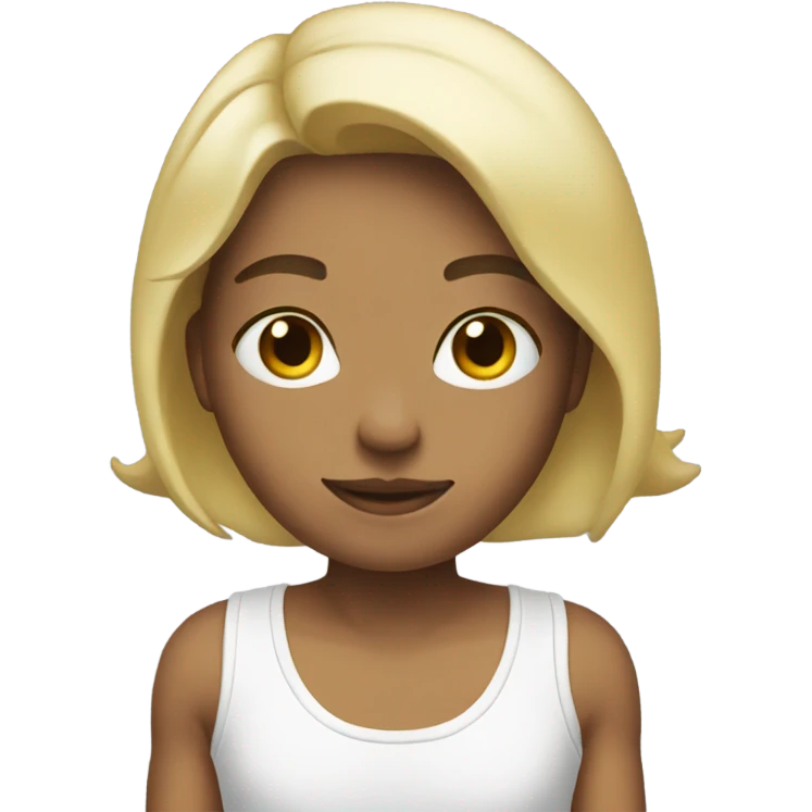 White tank top emoji