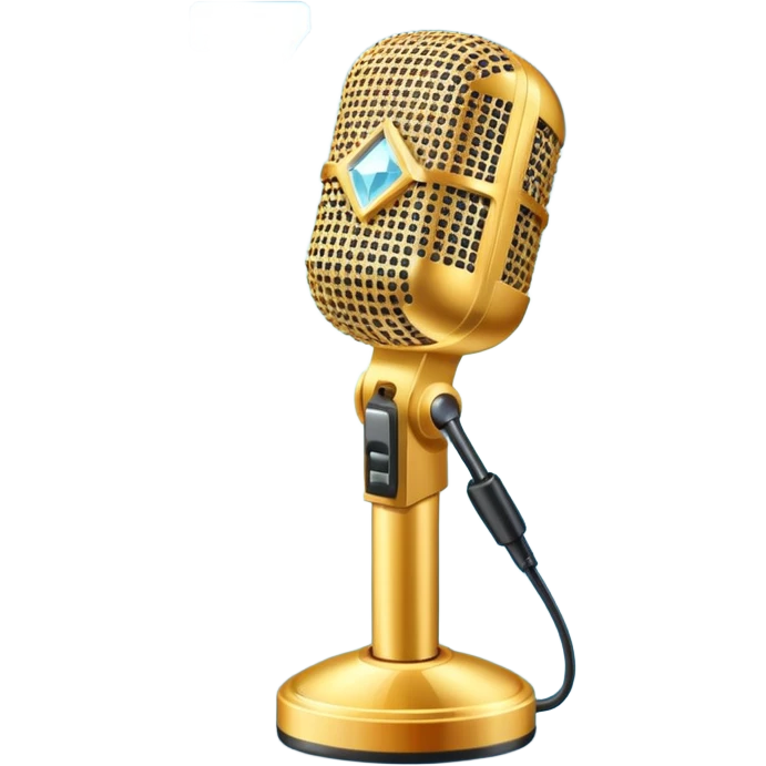 I want these emojis 💎🎤 in one frame with the number 17 I don't want a girl or boy in the pictures. emoji