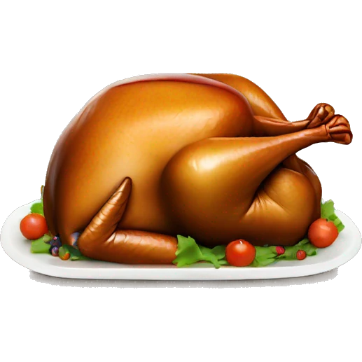 Stuffed turkey  emoji