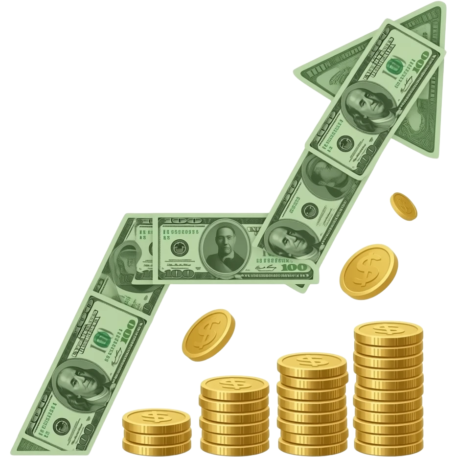 Create an emoji to represent a Cashflow  in the finance app emoji