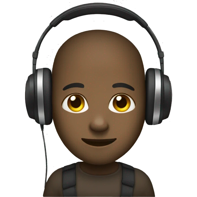 listening to music emoji