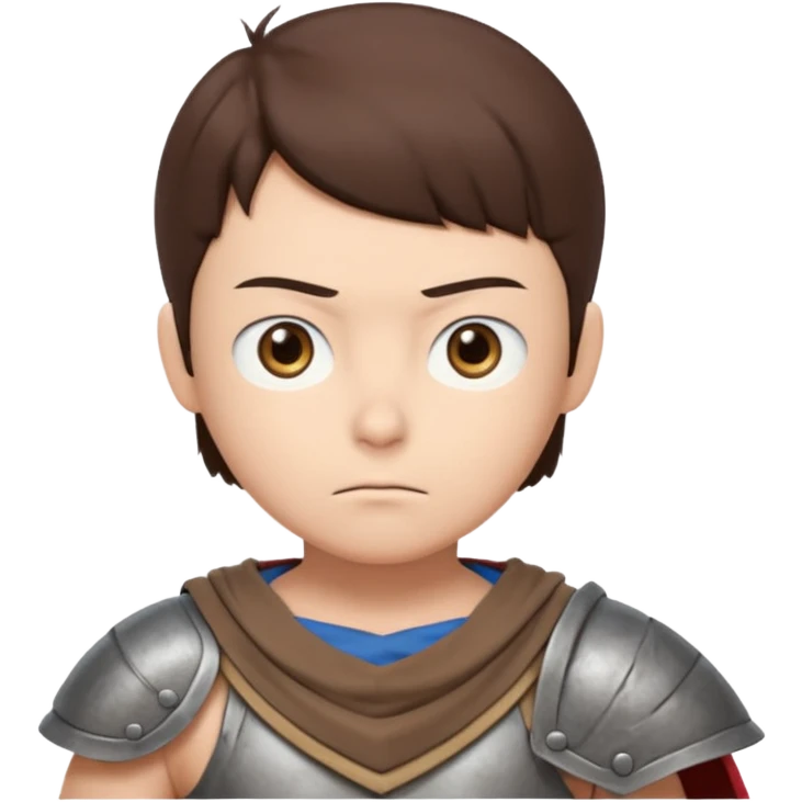 Nobita, wearing gladiator cloth emoji