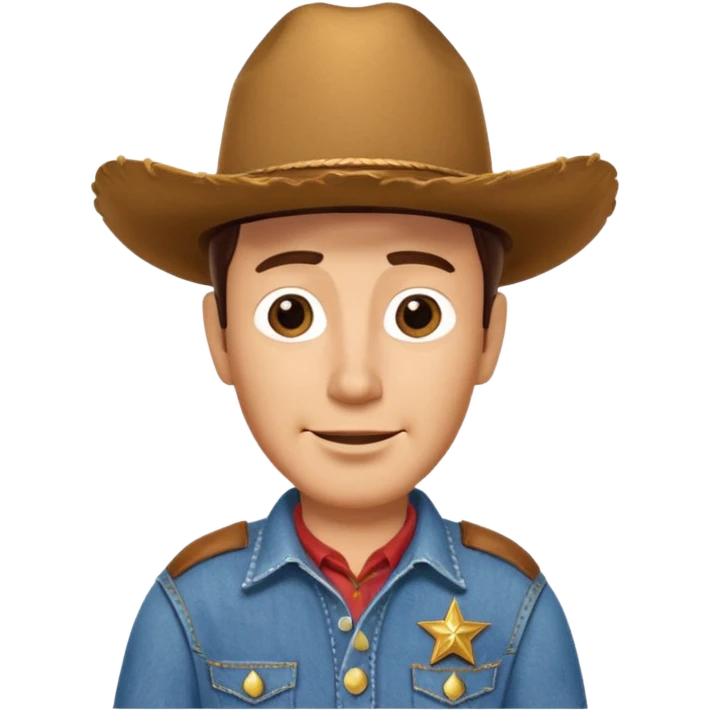 Sheriff Woody from the movie Disney Pixar's Toy Story  emoji