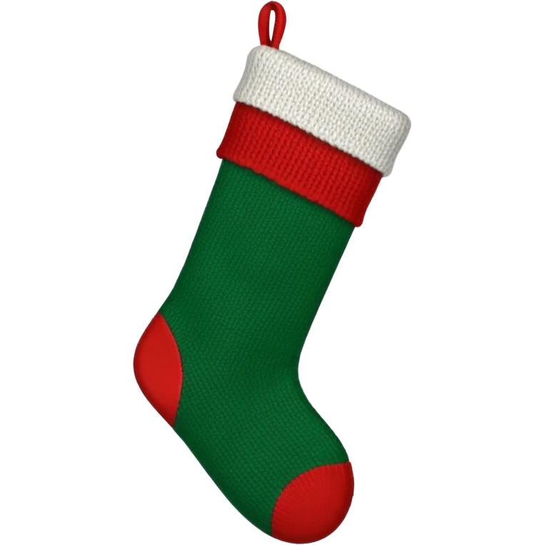 green red christmas stocking emoji