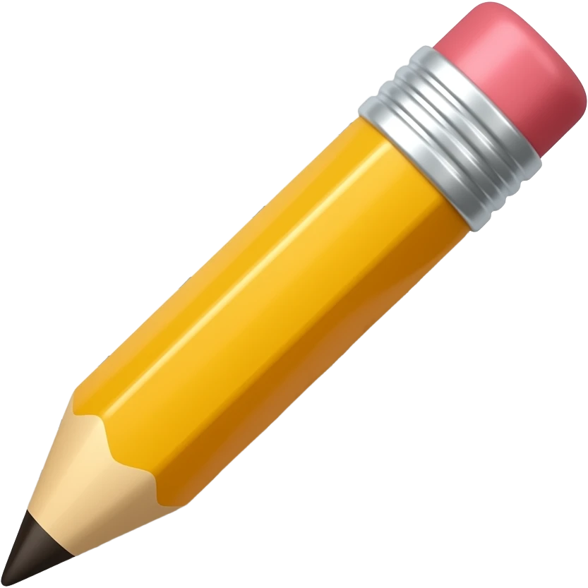 crear lapiz y hoja emoji