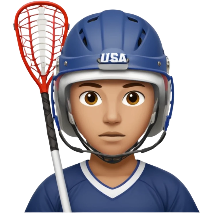 usa lacrosse player emoji