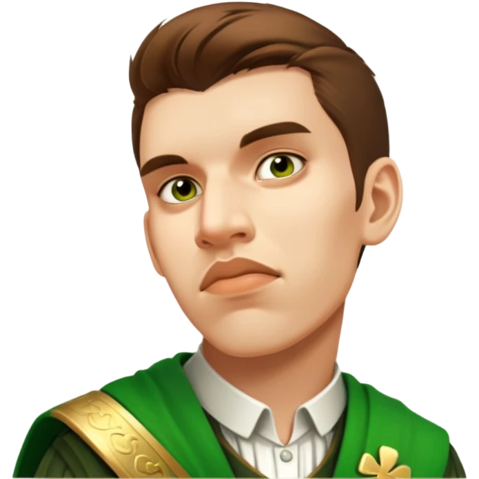 Wearing a Green Kilt emoji