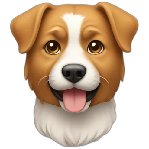 Chat avec chien emoji